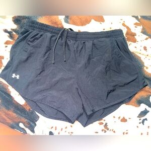 Black Under Armour running shorts XL